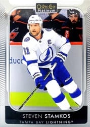 2021-22 O-Pee-Chee Platinum Base Set Steven Stamkos #6 card