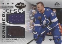 2022-23 SP Game Used 2022 NHL All-Star Game Jersey-Banner Relics Steven Stamkos #ASJB-SS card
