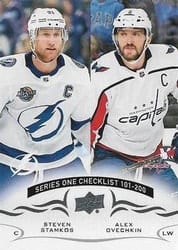 2018-19 Upper Deck Base Set Steven Stamkos/Alexander Ovechkin #200 card