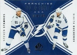 2018-19 SP Authentic Base Set Steven Stamkos/Nikita Kucherov #132 card