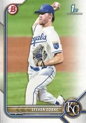 2022 Bowman Draft Base Set Steven Zobac #BD-101 card