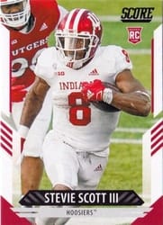 2021 Score Base Set Stevie Scott III #361 card