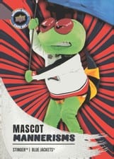 2026 Upper Deck National Hockey Card Day Mascot Mannerisms Stinger #M-9 card