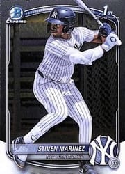 2025 Bowman Chrome Prospects Stiven Marinez #BCP-189 card