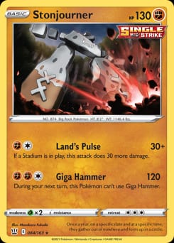 Battle Styles Stonjourner #84 card