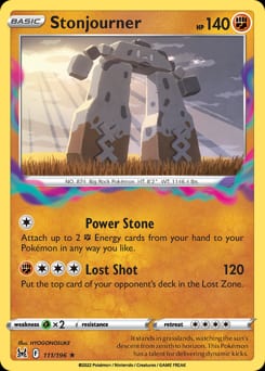 Lost Origin Stonjourner #111 card