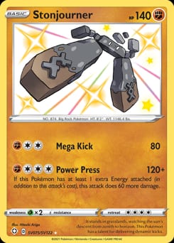Shining Fates Shiny Vault Stonjourner #SV075 card
