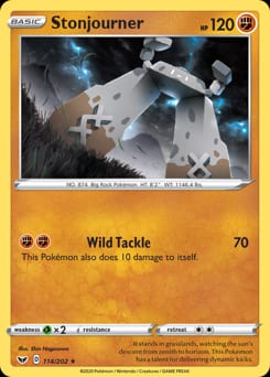 Sword & Shield Stonjourner #114 card