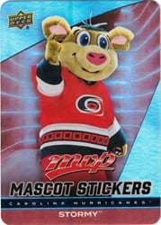 2025-26 Upper Deck MVP Mascot Stickers Stormy #MS-5 card