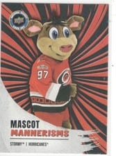 2026 Upper Deck National Hockey Card Day Mascot Mannerisms Stormy #M-4 card