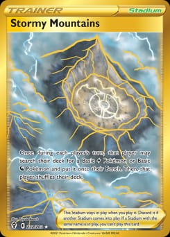 Evolving Skies Stormy Mountains #232 card