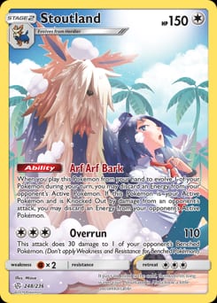 Cosmic Eclipse Stoutland #248 card