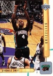 2001-02 Upper Deck Base Set Stromile Swift #81 card