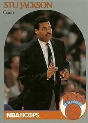 1990-91 Hoops Base Set Stu Jackson #322 card
