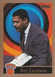 1990-91 SkyBox Base Set Stu Jackson #318 card