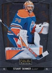 2024-25 O-Pee-Chee Platinum Base Set Stuart Skinner #105 card