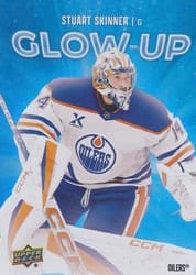 2025-26 Upper Deck Glow-Up Stuart Skinner #GU-24 card