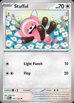 Mega Evolution Stufful #111 card