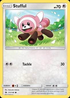 Sun & Moon Stufful #111 card
