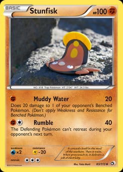 Legendary Treasures Stunfisk #83 card