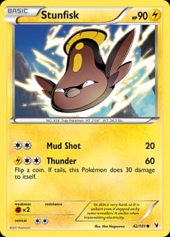 Noble Victories Stunfisk #42 card