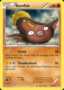 Noble Victories Stunfisk #68 card