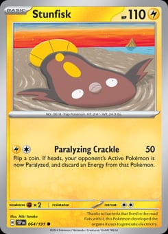 Surging Sparks Stunfisk #64 card
