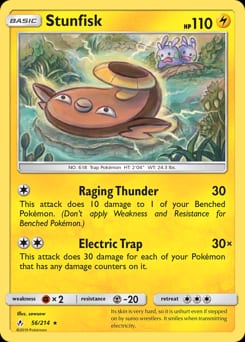 Unbroken Bonds Stunfisk #56 card