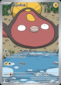 White Flare Stunfisk #118 card