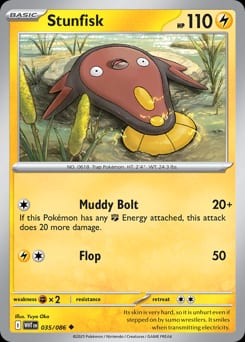 White Flare Stunfisk #35 card