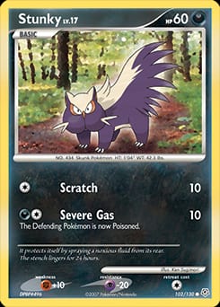 Diamond & Pearl Stunky #102 card