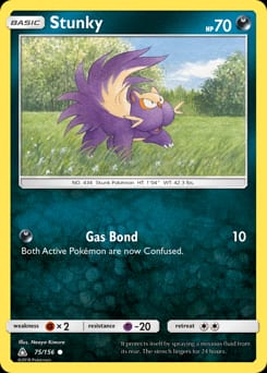 Ultra Prism Stunky #75 card