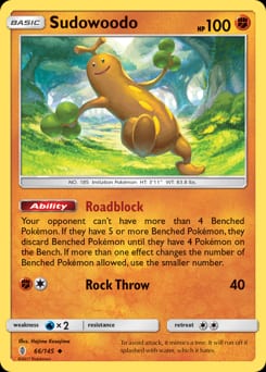Guardians Rising Sudowoodo #66 card