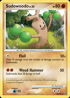 Majestic Dawn Sudowoodo #48 card