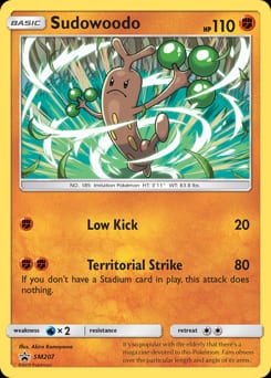 2017 SM Black Star Promos Sudowoodo #SM207