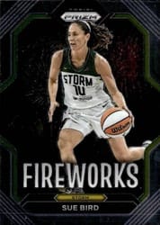 2023 Panini Prizm WNBA Fireworks Sue Bird #14 card