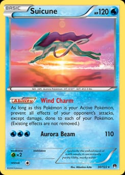 2016 BREAKpoint Suicune #30 card