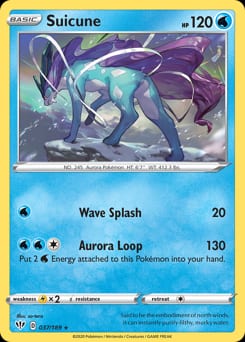 2020 Darkness Ablaze Suicune #37 card