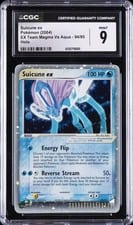 Suicune ex Team Magma vs Team Aqua card