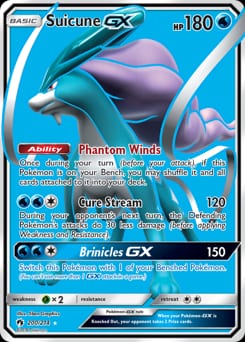 Lost Thunder Suicune-GX #200 card