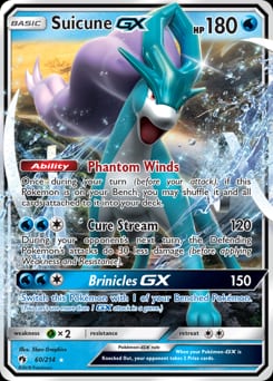 Lost Thunder Suicune-GX #60 card