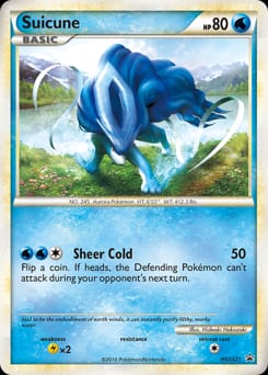 HGSS Black Star Promos Suicune #HGSS21 card