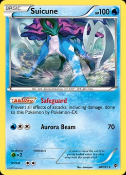 2013 Plasma Blast Suicune #20 card