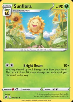 Silver Tempest Sunflora #6 card