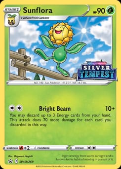 SWSH Black Star Promos Sunflora #SWSH269 card