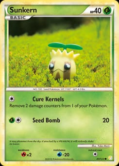 HeartGold & SoulSilver Sunkern #85 card
