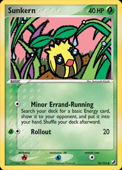 Unseen Forces Sunkern #76 card