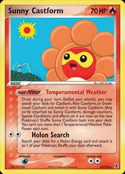 Delta Species Sunny Castform #31 card