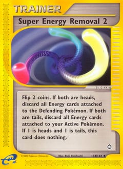 Aquapolis Super Energy Removal 2 #134 card