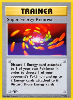 1999 Base Super Energy Removal #79 card